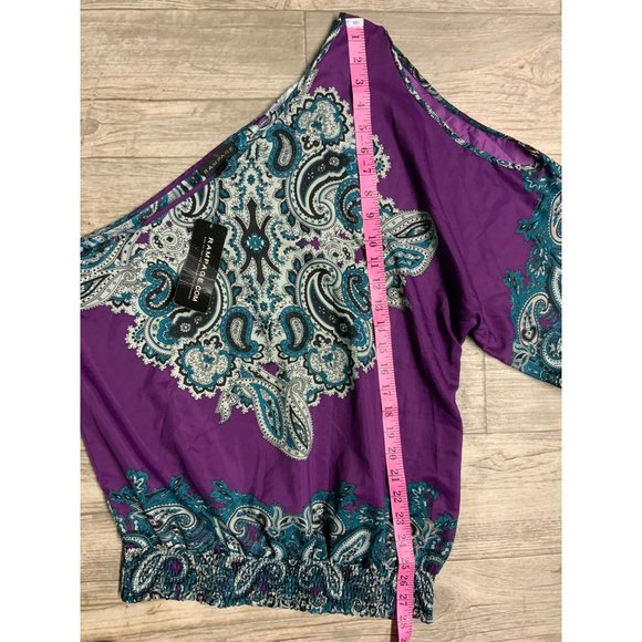 NWT Rampage One Shoulder Top Large - Picture 4 of 5